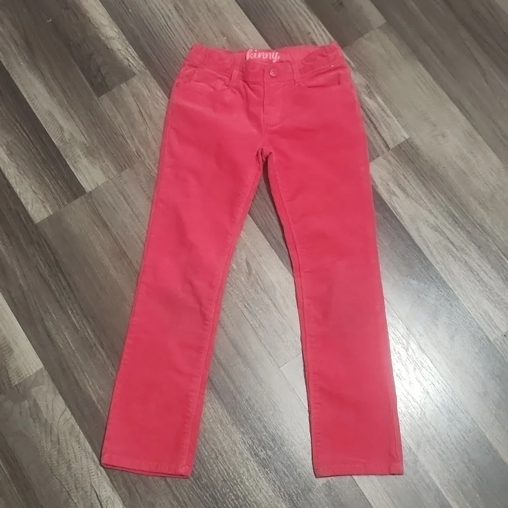 GYMBOREE Corduroy Pants Size 6 Pink Adjustable Waist
